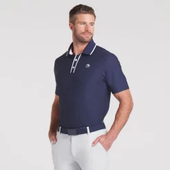 Puma Pikétröjor Herr-X Ap Tipped Jacquard Deep-Navy