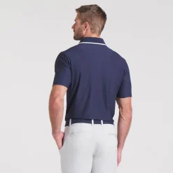 Puma Pikétröjor Herr-X Ap Tipped Jacquard Deep-Navy