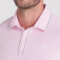 Puma Pikétröjor Herr-X Ap Tipped Jacquard Pale-Pink