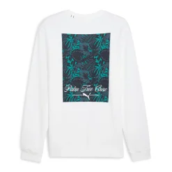 Puma Tröjor Herr-X Ptc Gitch Graphic Crew White Glow