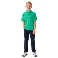 Callaway Juniorkläder Kille-Youth Unisex Solid Polo Holly-Green