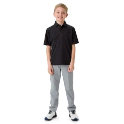 Callaway Juniorkläder Kille-Youth Unisex Solid Polo Svart Caviar