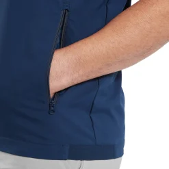 FootJoy Jackor Herr-Zephyr Ss Windshirt Blå Navy
