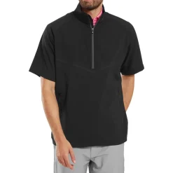 FootJoy Jackor Herr-Zephyr Ss Windshirt Svart Black