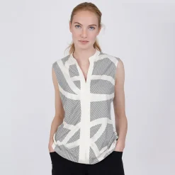 Func Factory Pikétröjor Dam-Zoe Vit Pearl (110)