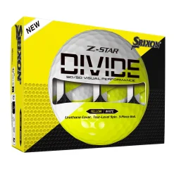 Srixon Tourbollar-ZS9 Divide Vit Gul Vit/Gul
