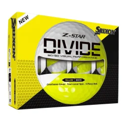 Srixon Tourbollar-ZS9 Divide Vit Gul Vit/Gul